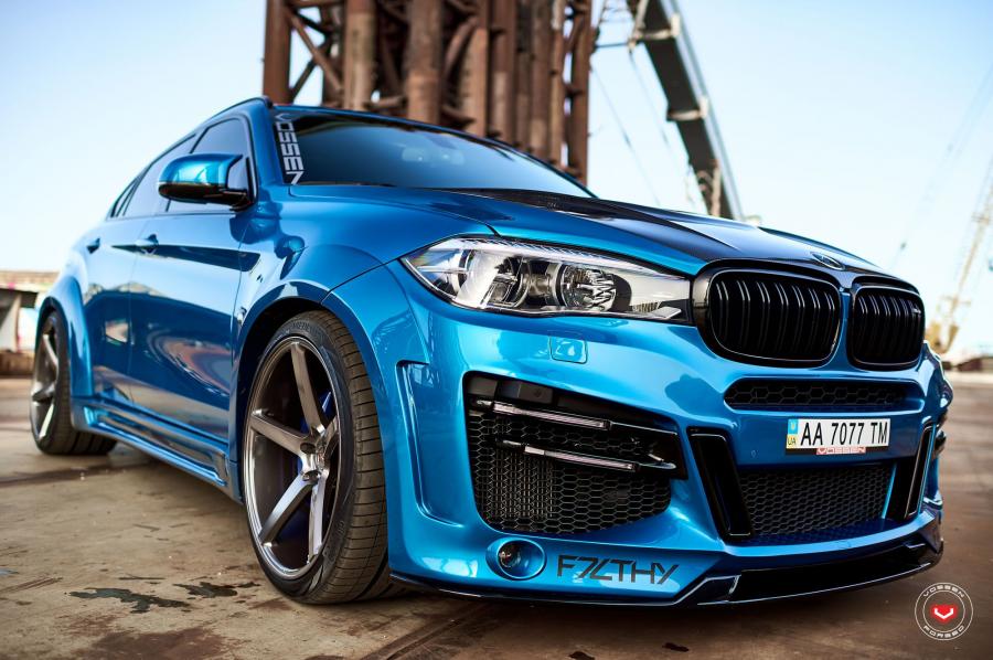  BMW X6 M on Vossen Wheels (VPS-303) 2017 года  (фото 4 из 28)